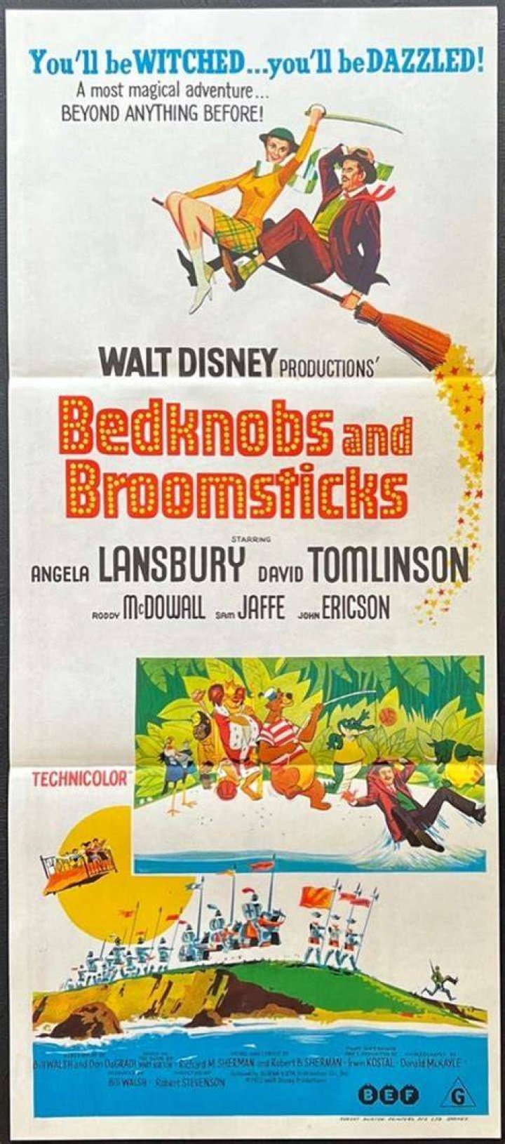 &lrm;Bedknobs and Broomsticks (1971) directed by Robert Stevenson &bull; Reviews