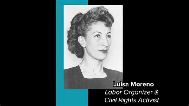 Luisa Moreno Death Labor Icon and Civil Rights Activist (19061992
