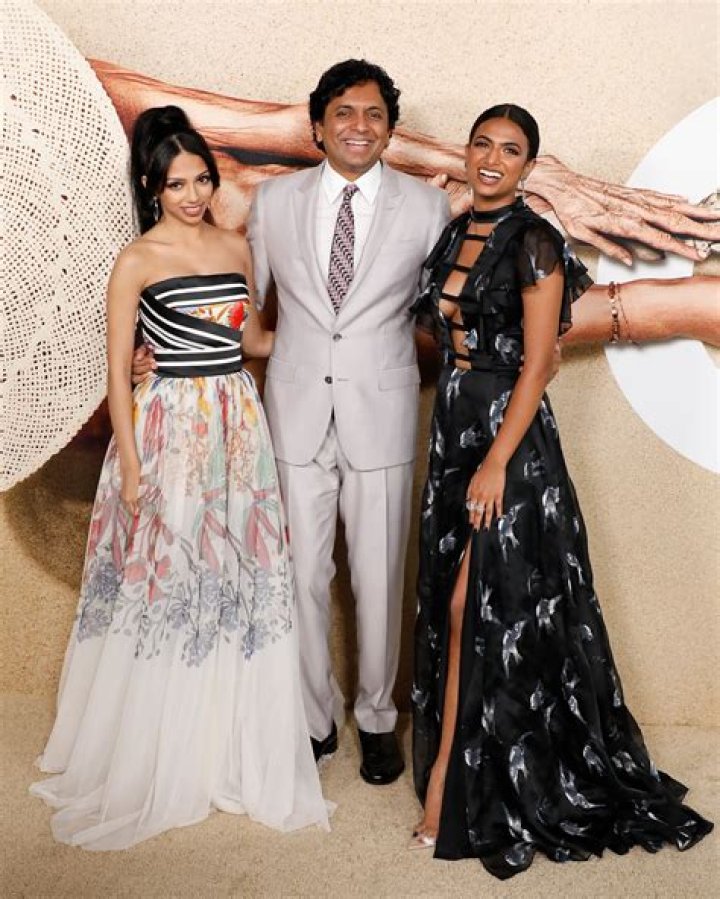M. Night Shyamalan Brings His Daughters to Old Premiere POPSUGAR