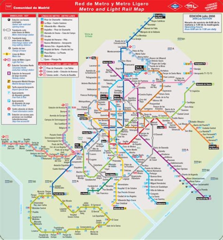Madrid Metro Zone Map Images and Photos finder