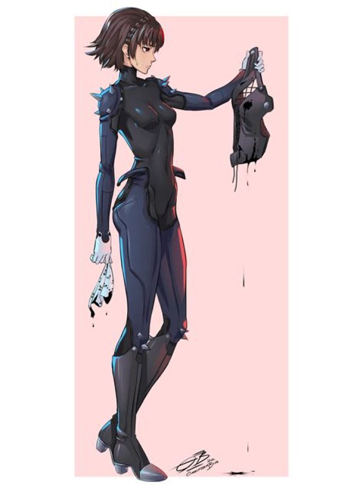 makoto persona 5 strip tease!!!*** the waits over ^.^ her.." by