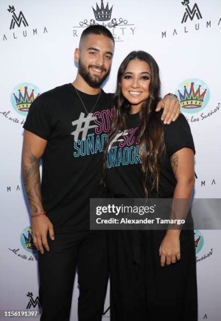 Maluma and his sister Manuela Londono Arias attend the El Arte de los