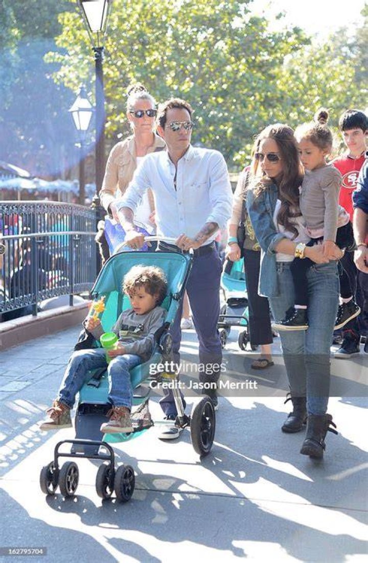 Marc Anthony Sighting At Disneyland With His Twins Max And Emme Azra