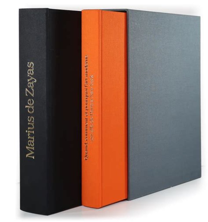 Marius de Zayas. Le coffret Editions Atelier Baie
