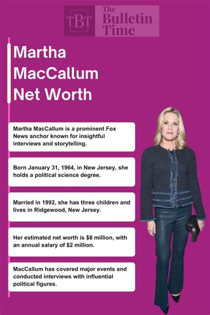 Martha MacCallum, Everything about the Fox News anchor Social Stars Wiki