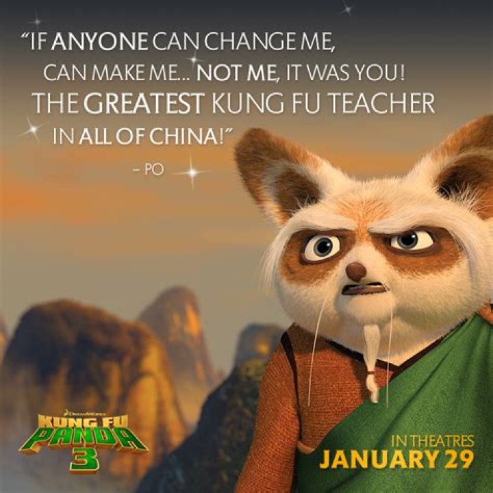 Master Shifu Quotes Kung Fu Panda / The universe has a very important
