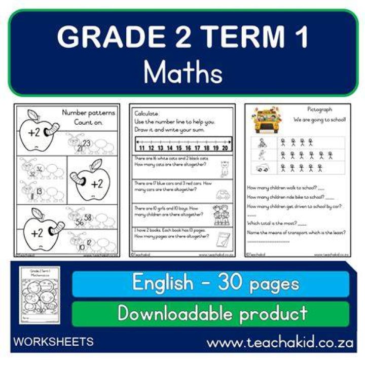 MATHS TERM 2 GRADE 2 LESSON PLANNING My Klaskamer