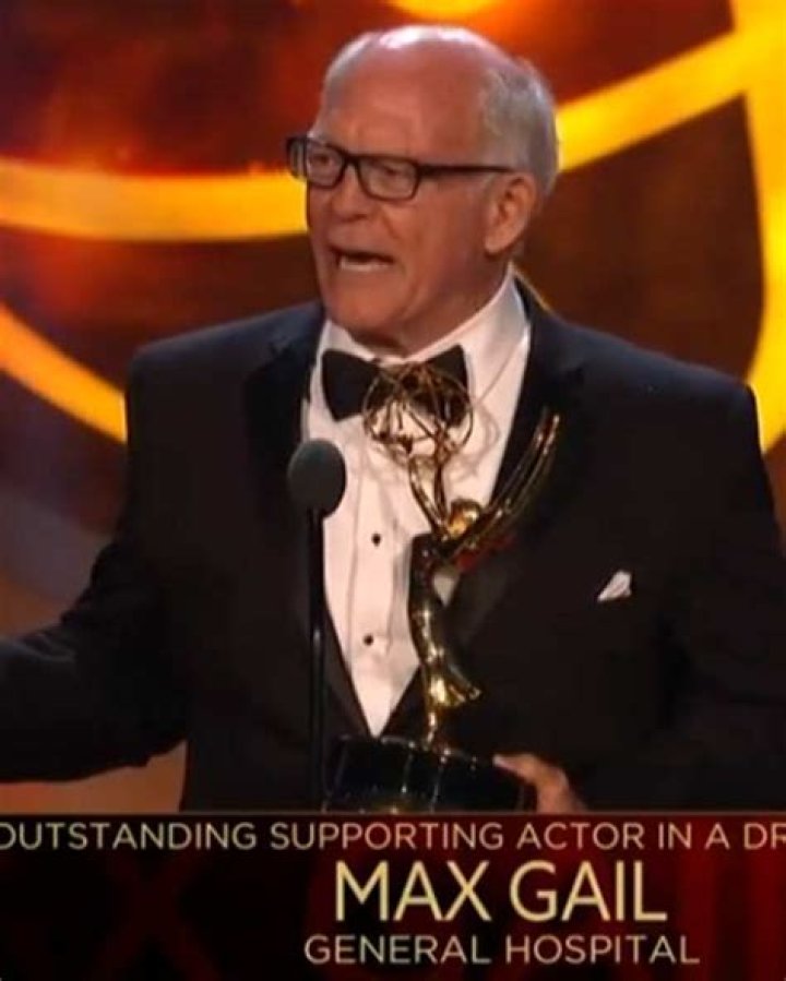 Max Gail Wins Outstanding Supporting Actor Daytime Emmy Daytime