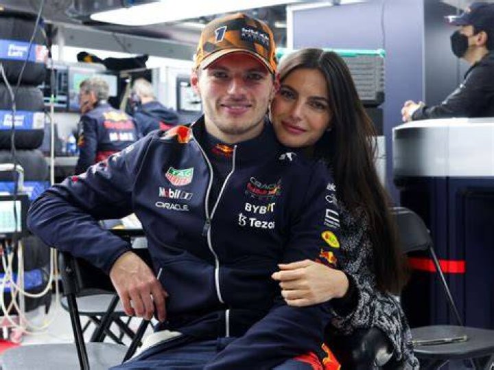 Max Verstappen and girlfriend Kelly Piquet hug after Abu Dhabi F1 win