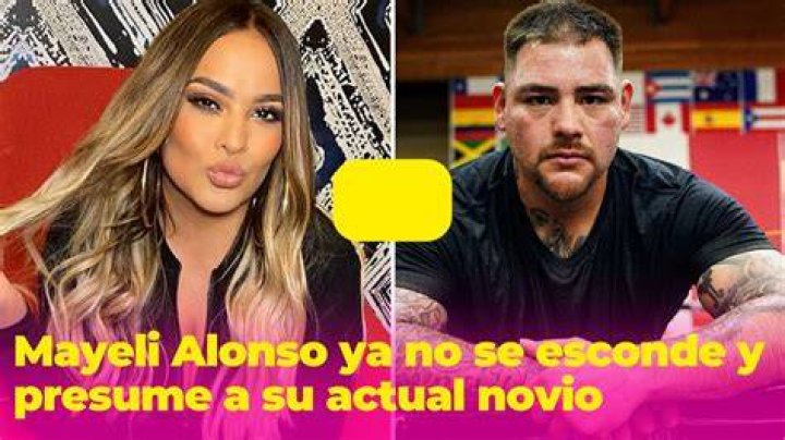 Mayeli Alonso se derrite de amor por Andy Ruiz Jr as&iacute; presumi&oacute; que es