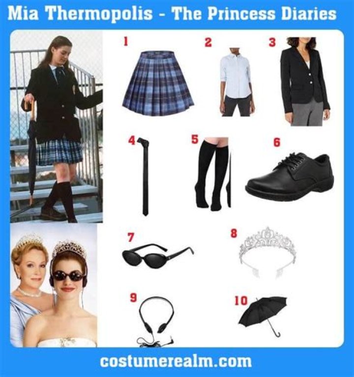 Mia Thermopolis Costume Easy Halloween Costumes For Women, Easy Diy