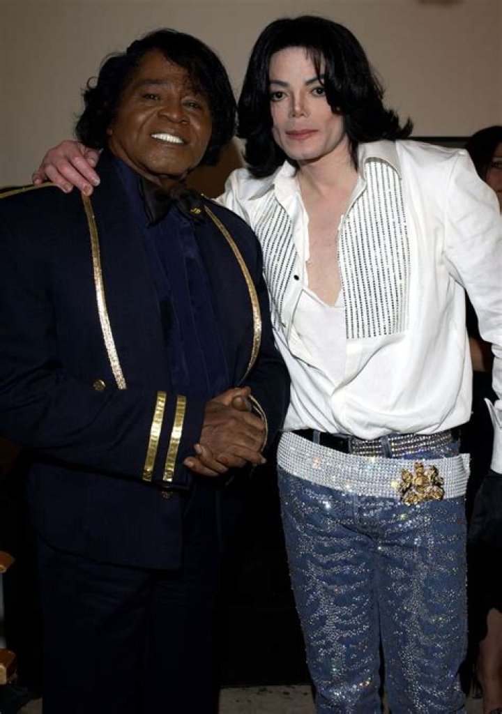 Michael and James Brown BET awards 2003 Michael Jackson Photo