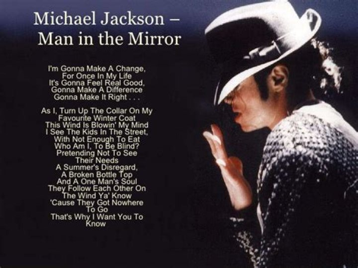 Michael Man in the Mirror Lyrics