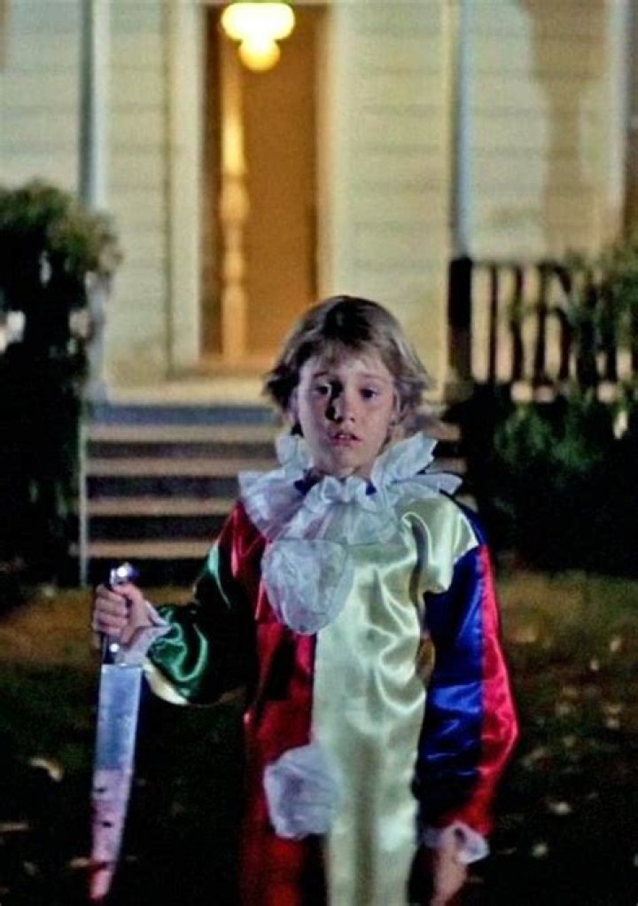Michael Myers as a child in a scene from Halloween 1978 original film