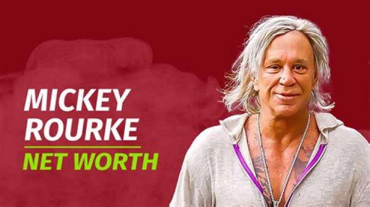 Mickey Rourke Net Worth Net Worth Lists