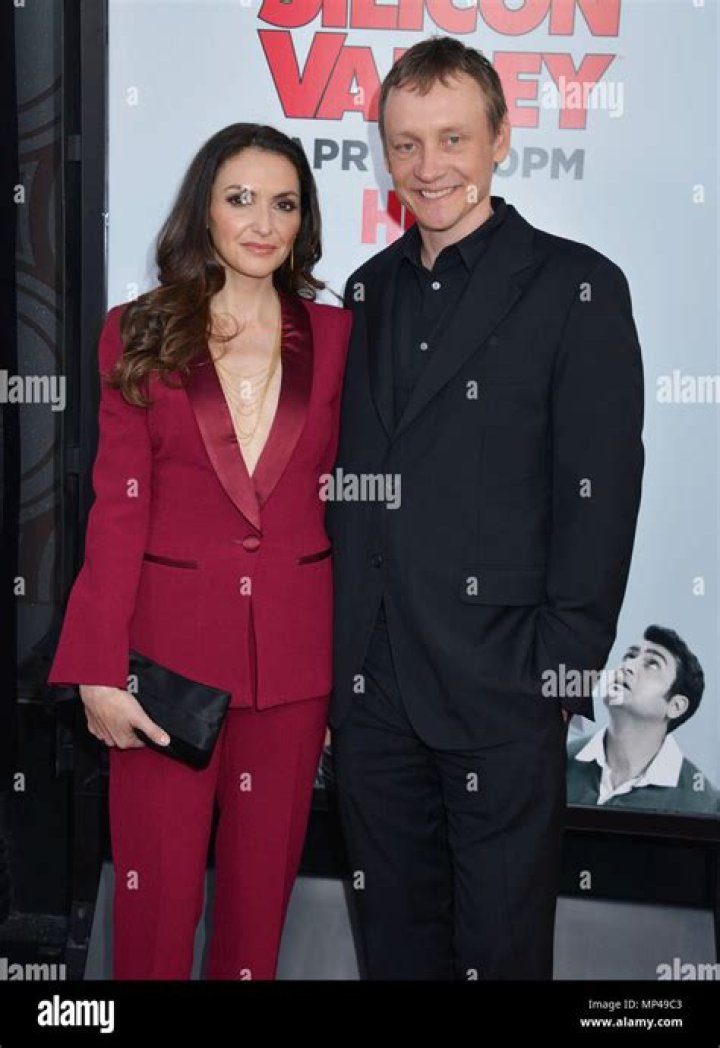 Mike judge and wife michele red carpet event hires stock photography