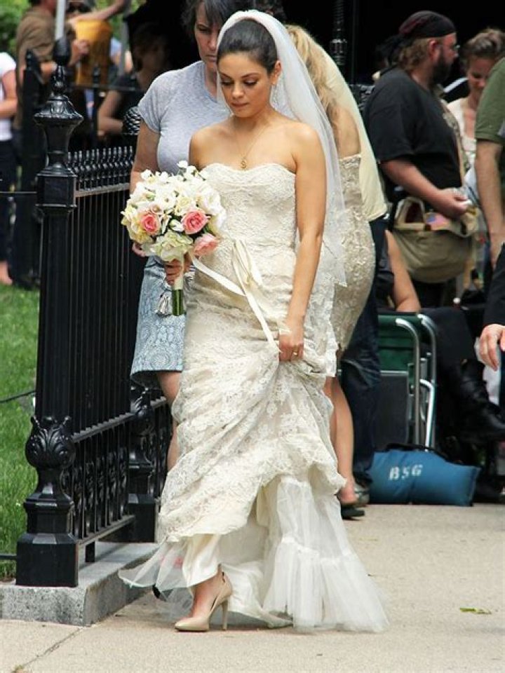Mila Kunis Marries Ashton Kutcher Her Best OnScreen Bridal Moments