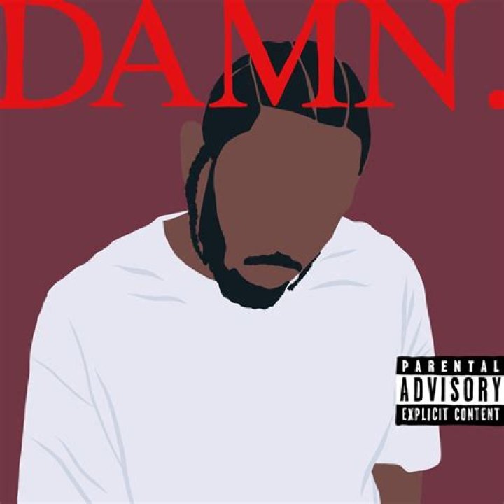 Minimalist Kendrick Lamar Damn Album Cover Printable Art, Digital Print