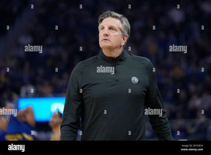 Minnesota Timberwolves head coach Chris Finch injury in midgame