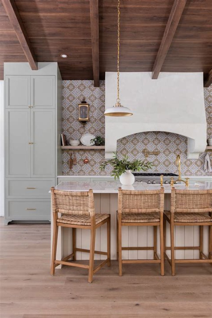 Modern Mediterranean Kitchen &mdash; Regan Baker Design Modern
