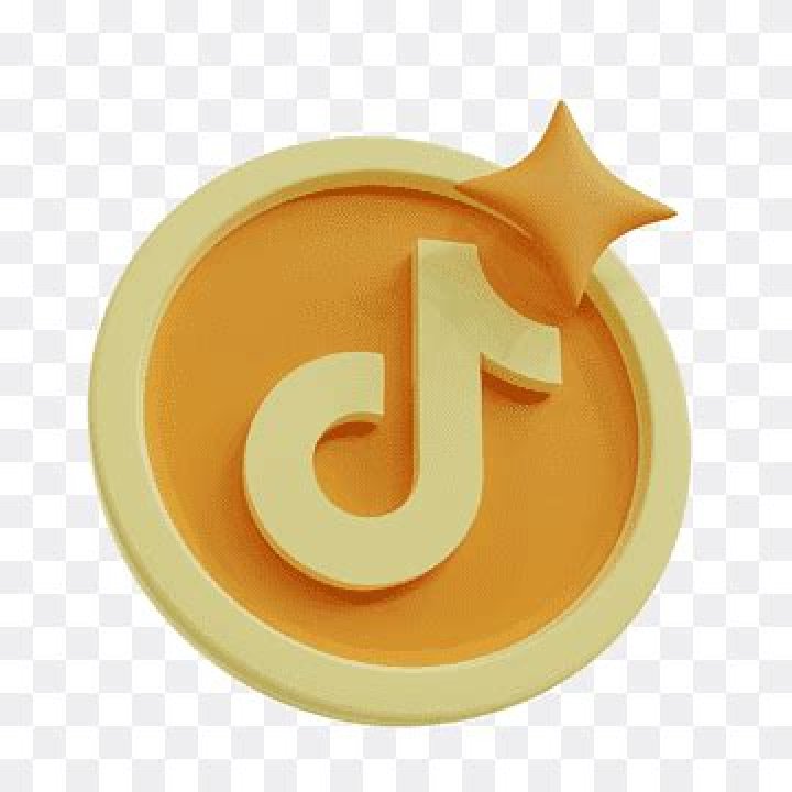 Moneda tiktok, nombre de marca, &iacute;cono de redes sociales, s&iacute;mbolo
