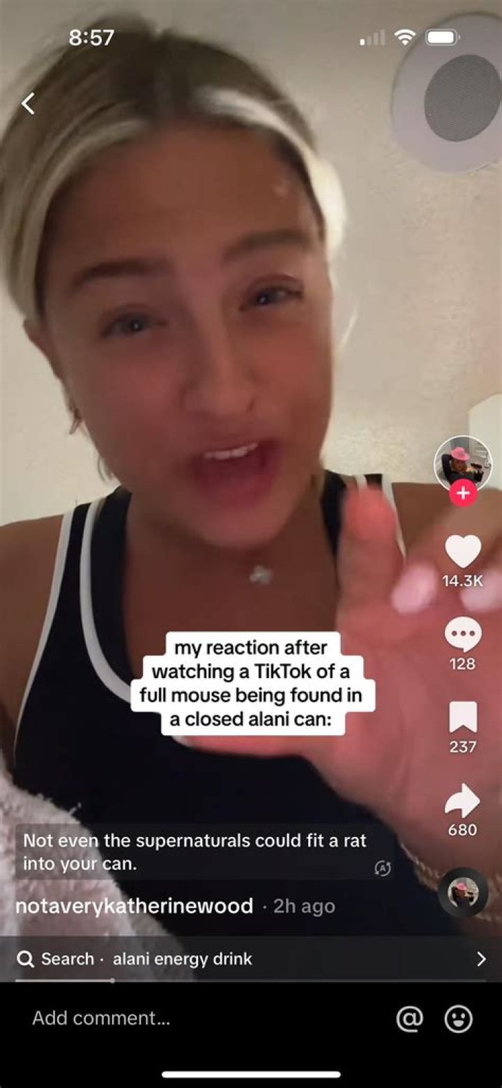 Mouse found in Alani ? r/gymsnark