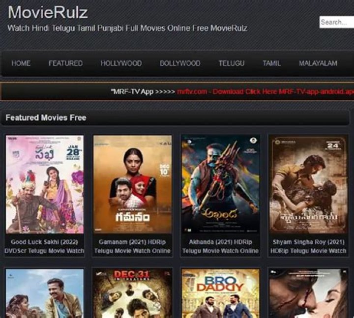 Movierulz Torrent Watch New Telugu Films and Web Series Online