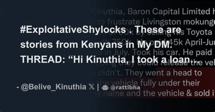 Mr. Kinuthia Pius. (Belive_Kinuthia) / Twitter
