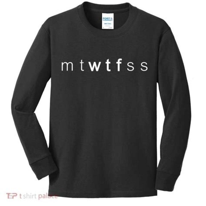 mtWTFss Days of the Week WTF TShirt TeeShirtPalace