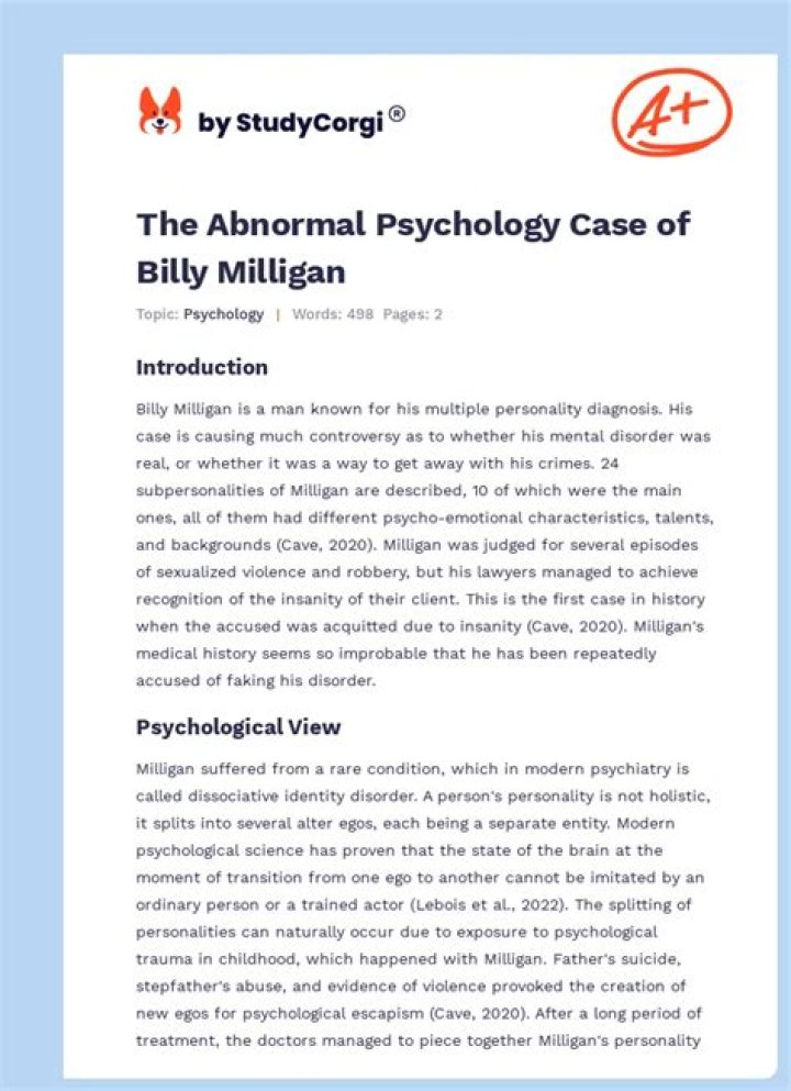 Multiplepersonality case of Billy Milligan still fascinates