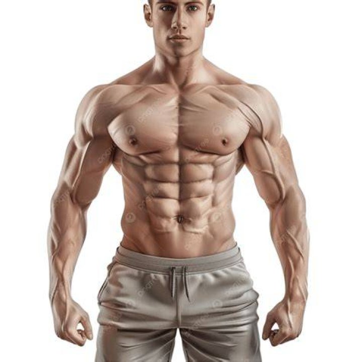 Muscular man with abs and chest. macho man Sexy Beard, Hommes Sexy