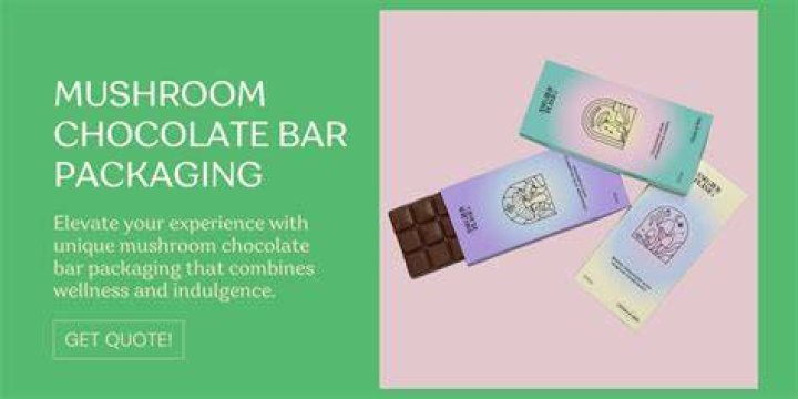 Mushroom Chocolate Bar Packaging for sale onlone shroomschocolatebars