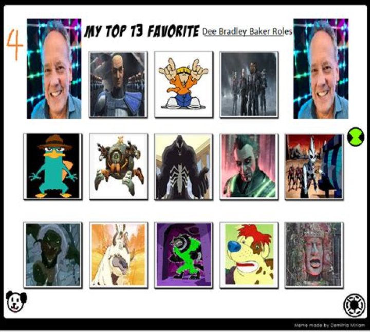 My Top 13 Dee Bradley Baker Roles by DawnFighter1995 on DeviantArt