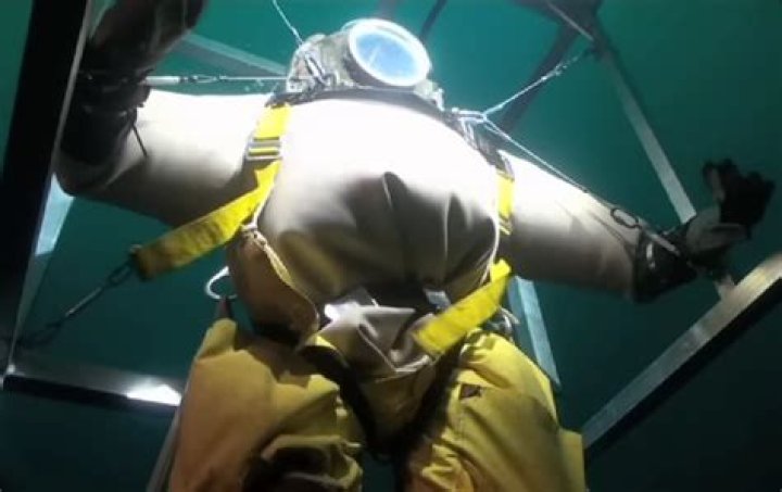 MythBusters Pig in Diving Suit Effect of Deep Sea Implosion on the