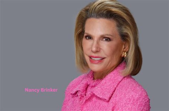 Nancy Brinker &eacute; fundadora da Susan G. Komen Breast Cancer Foundation