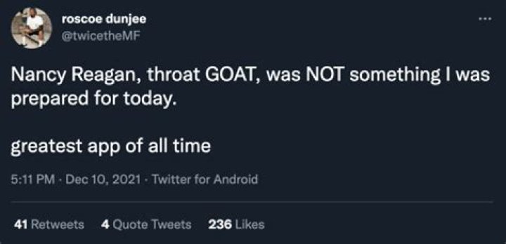 Nancy Reagan Throat Goat Know Your Meme