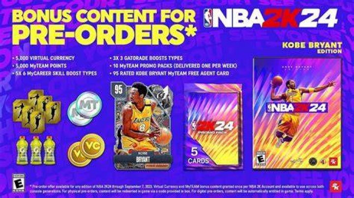 NBA 2K24 Pre Order bonus and price VideoGamer