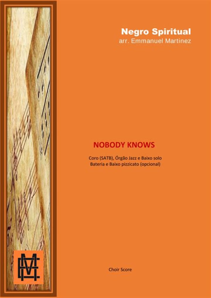 Negro Spiritual. Nobody knows de trouble I've seen, for high solo voice