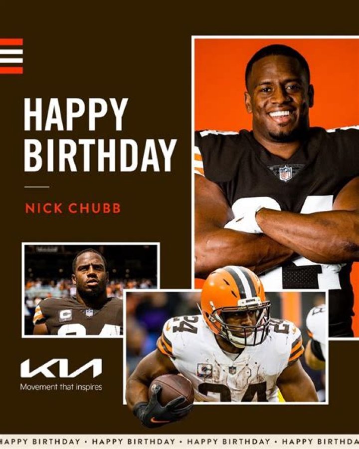 Nick Chubb Birthday 2024 (December 27, 2024) Year In Days