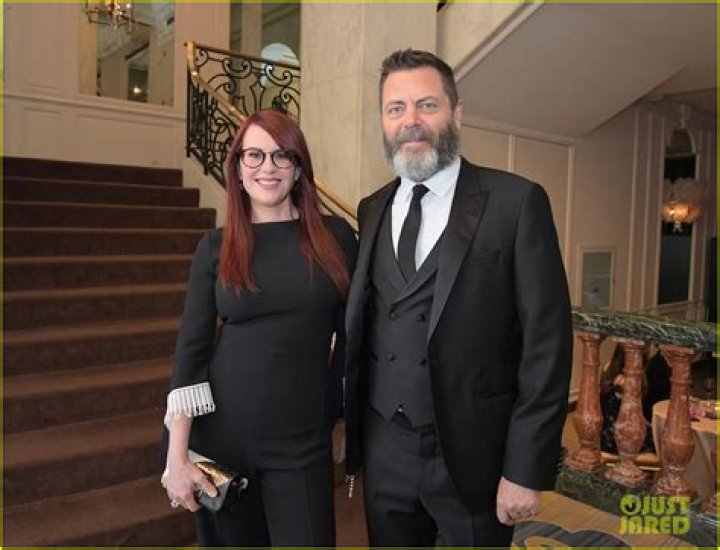 Nick Offerman Honors Wife Megan Mullally at Gracie Awards 2018! Photo