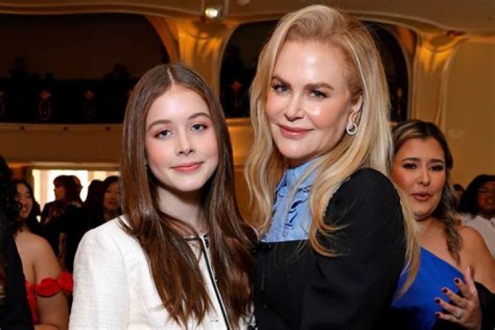 Nicole Kidman&rsquo;s daughter Sunday the 14th is almost as tall as her mum