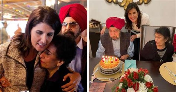 Nikki Haley Parents Ajit Singh And Raj Kaur Randhawa?