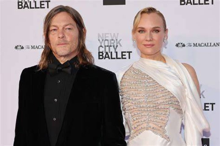 Norman Reedus and fianc&eacute;e Diane Kruger step out with daughter Nova in