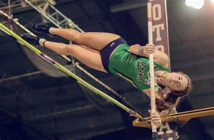 Notre Dame Pole Vaulter Olivia Fabry