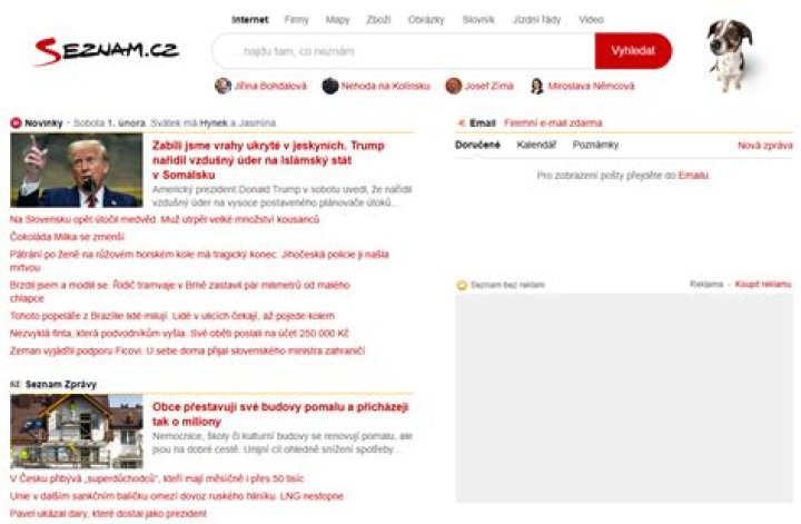 Nov&yacute; Seznam.cz najdu tam, co nezn&aacute;m. Přihl&aacute;&scaron;en&iacute; a registrace do mailu