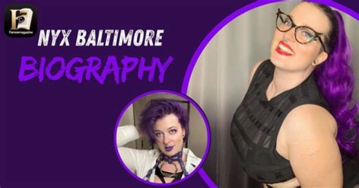 Nyx Baltimore (Nyx Monroe) Biography, Age, Images, Net Worth &raquo; Bioofy