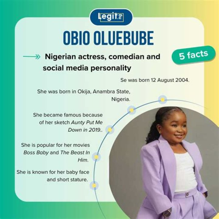 Obio Oluebube&rsquo;s biography age, height, family, net worth Legit.ng