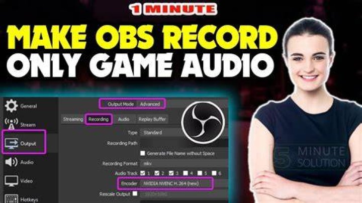 OBS How to Record Game Audio Only