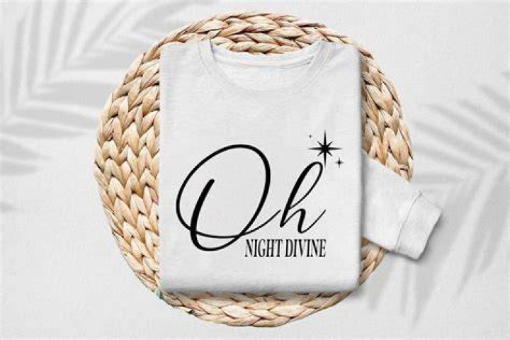 Oh Night Divine Svg Christian Christmas Sign Svg Christian Etsy