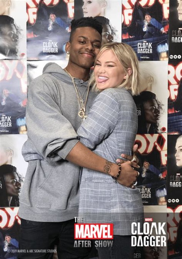 Olivia Holt and Aubrey Joseph Deadline Studio at SXSW 2018 in Austin